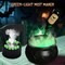 Halloween Decorations Indoor - DIY Floating Potion Set with Witches Cauldron and Mist Maker - Spooky Vintage Black Plastic Bowl Hocus Pocus Party Decor for Home Table Mantel Kitchen Room